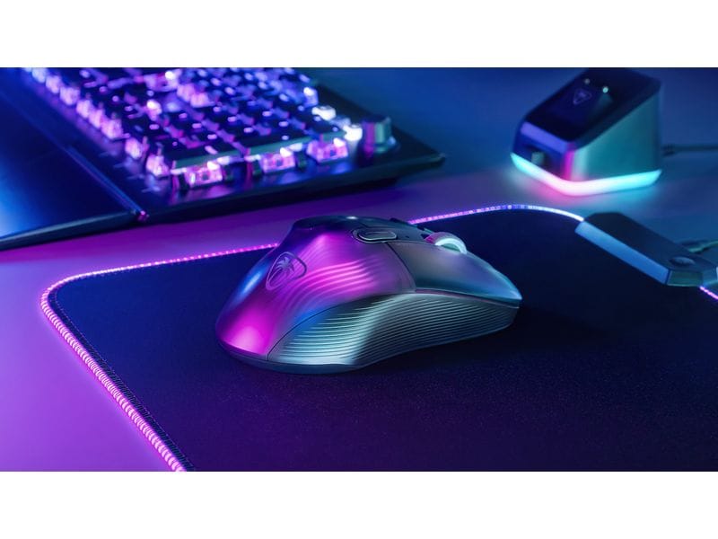 Turtle Beach Gaming-Maus Kone XP Air Schwarz Kabellose Präzisionsspielmaus mit einstellbarer DPI, ergonomischem Design und programmierbaren Tasten für ultimative Kontrolle und Komfort beim Spielen