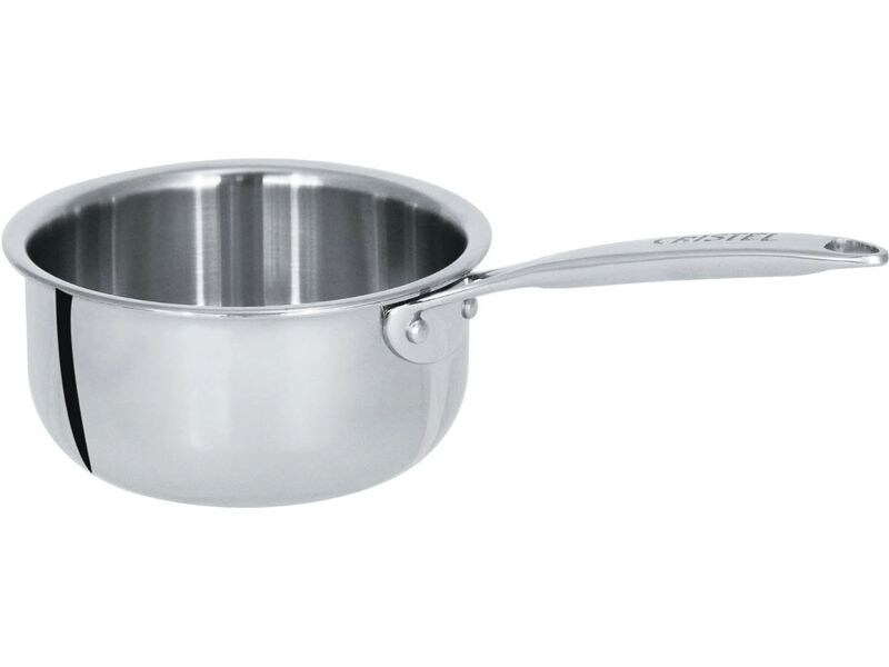 Cristel Stieltopf Castel'Pro Mini 9 cm Mini-Kasserolle aus Edelstahl