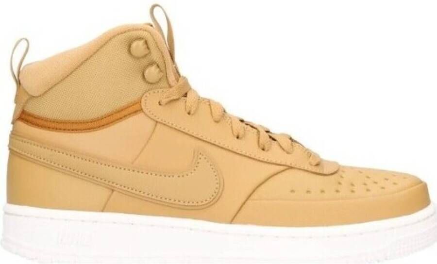 Nike Court Vision Mid Winter Sneakers Mannen Beige Wit