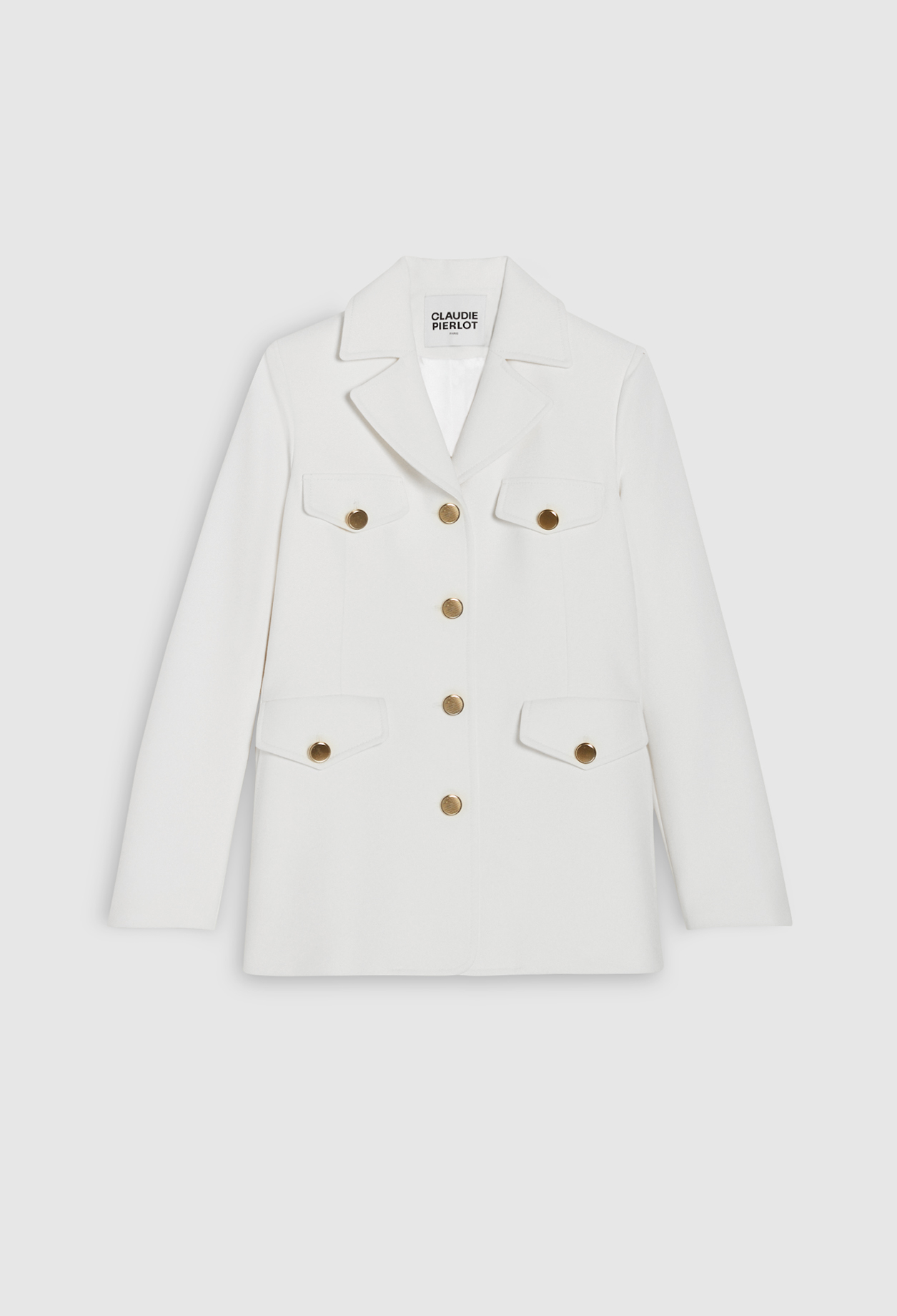 Manteau court &agrave; boutons