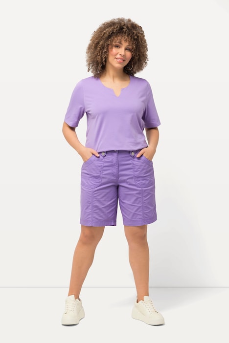 Cargo-Bermuda, Komfortbund, 4-Pocket-Schnitt