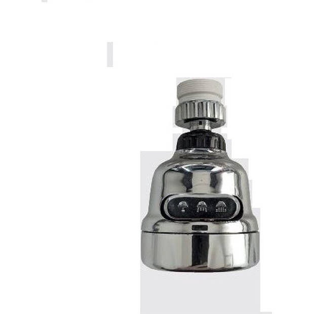 Noviplast Power Splash kraandop - Universele kraandop - Zilver