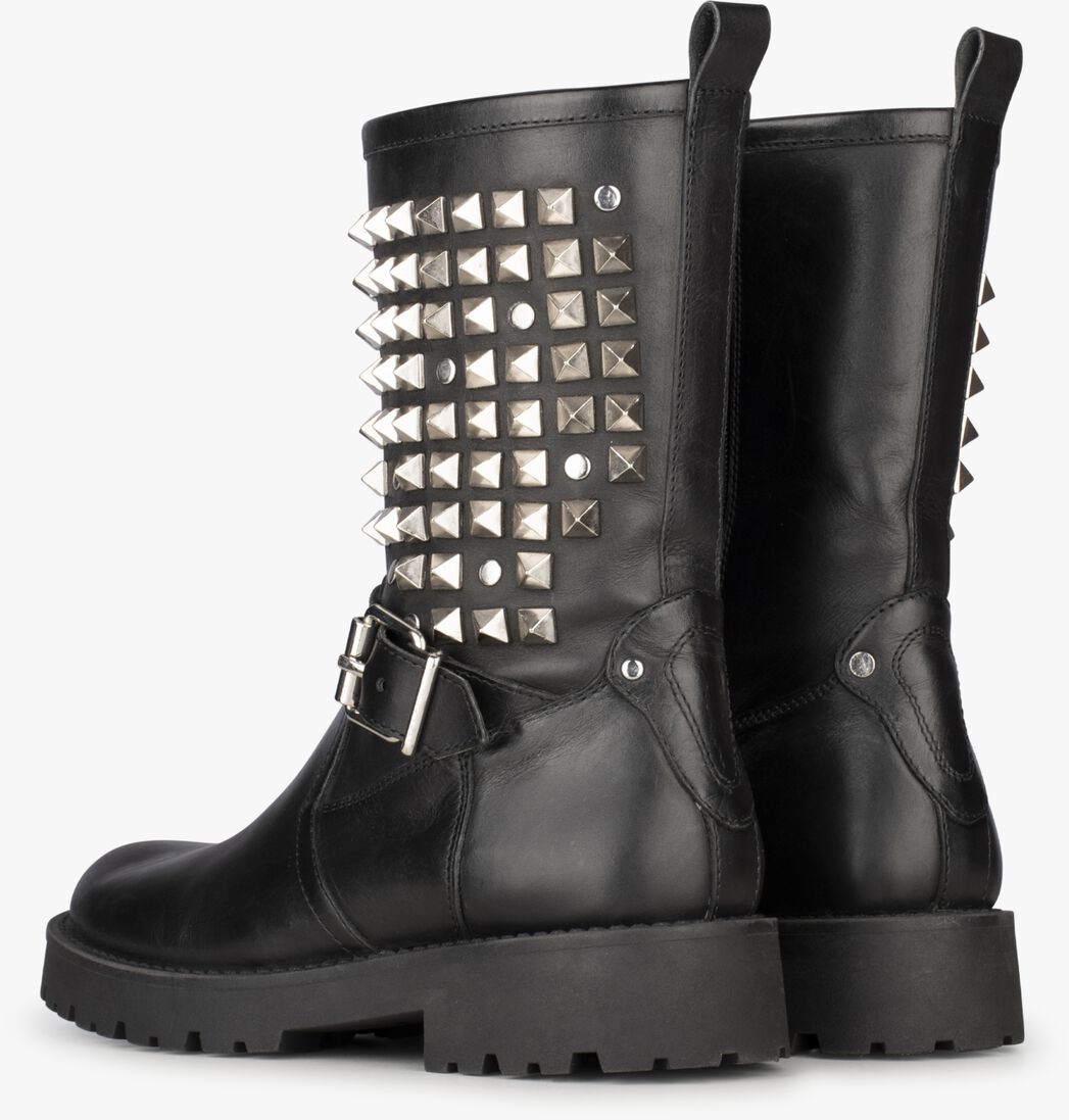PS POELMAN zwarte ps poelman biker boots lein