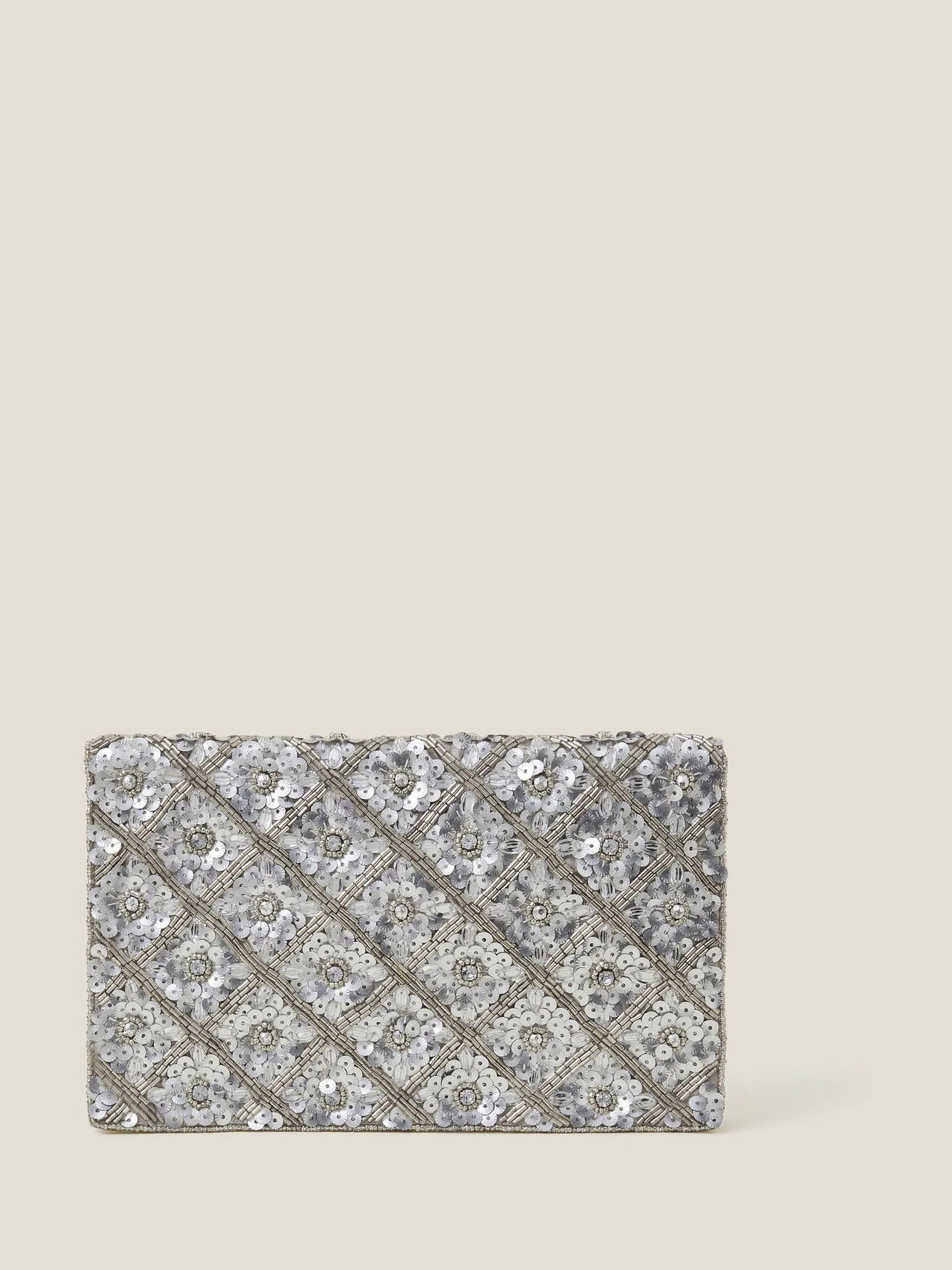 Accessorize Tianna Metallic Clutch tas