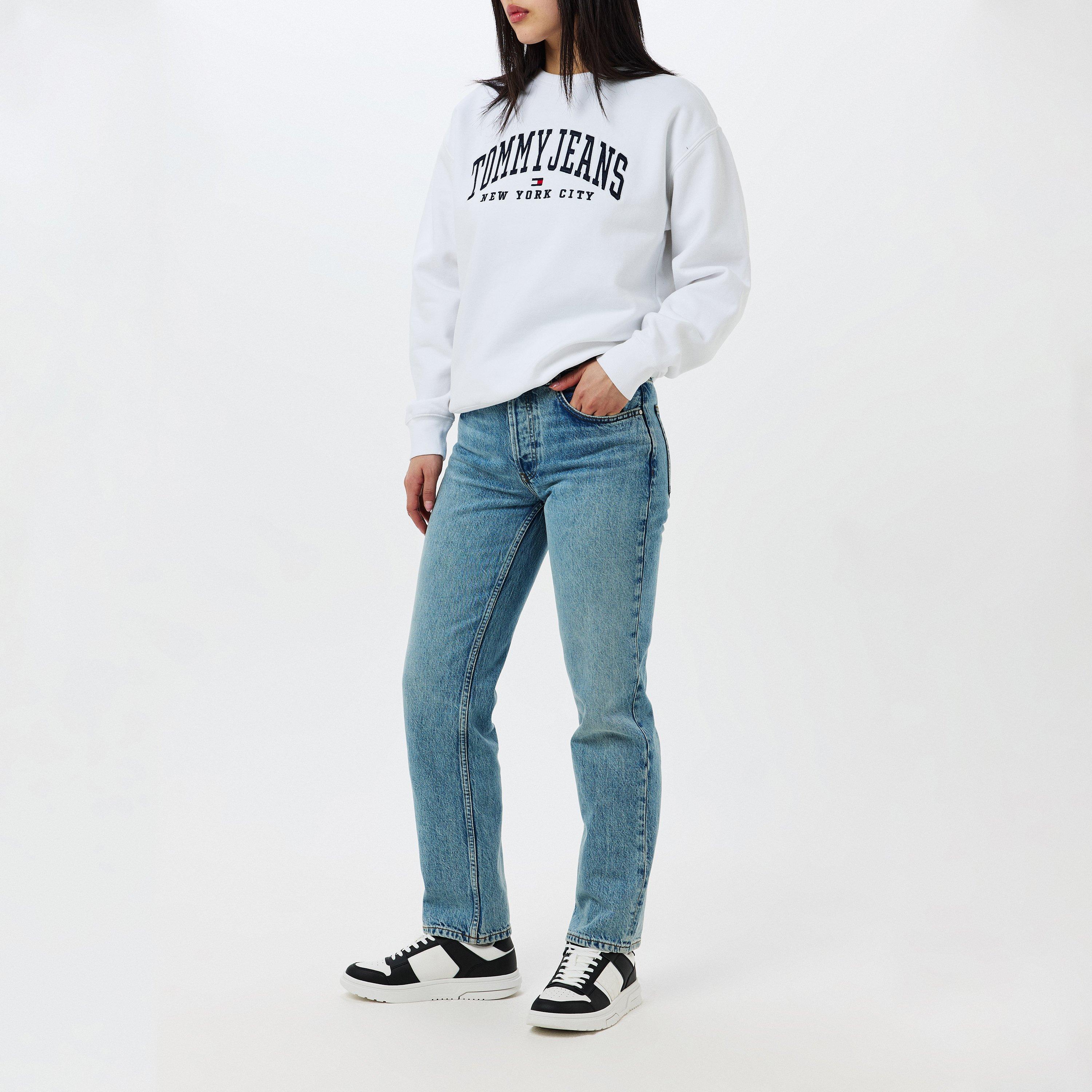 Tommy Jeans Leather Skate Trainers
