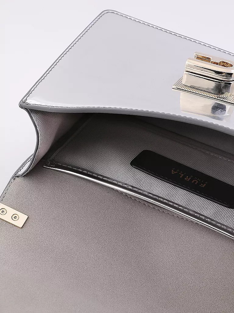 FURLA Ledertasche - Mini Bag 1927 silber