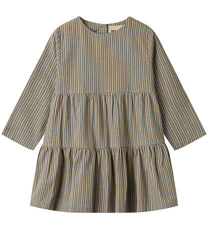 Wheat Kjole - Sophie - Blåe Green Stripe