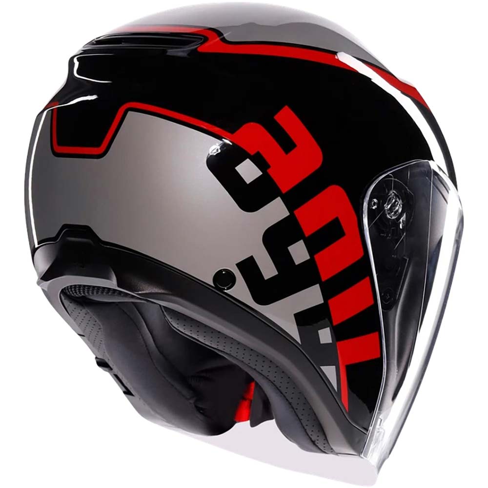AGV - Casque Irides Valenza Noir / Gris / Rouge / Mat