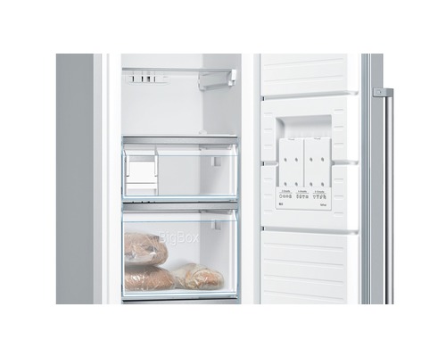 Bosch KAF95PIEP side-by-side koelkast, afmetingen (B x H x D): 120 x 186 x 65 cm, koelgedeelte: 309 l, vriesgedeelte: 242 l