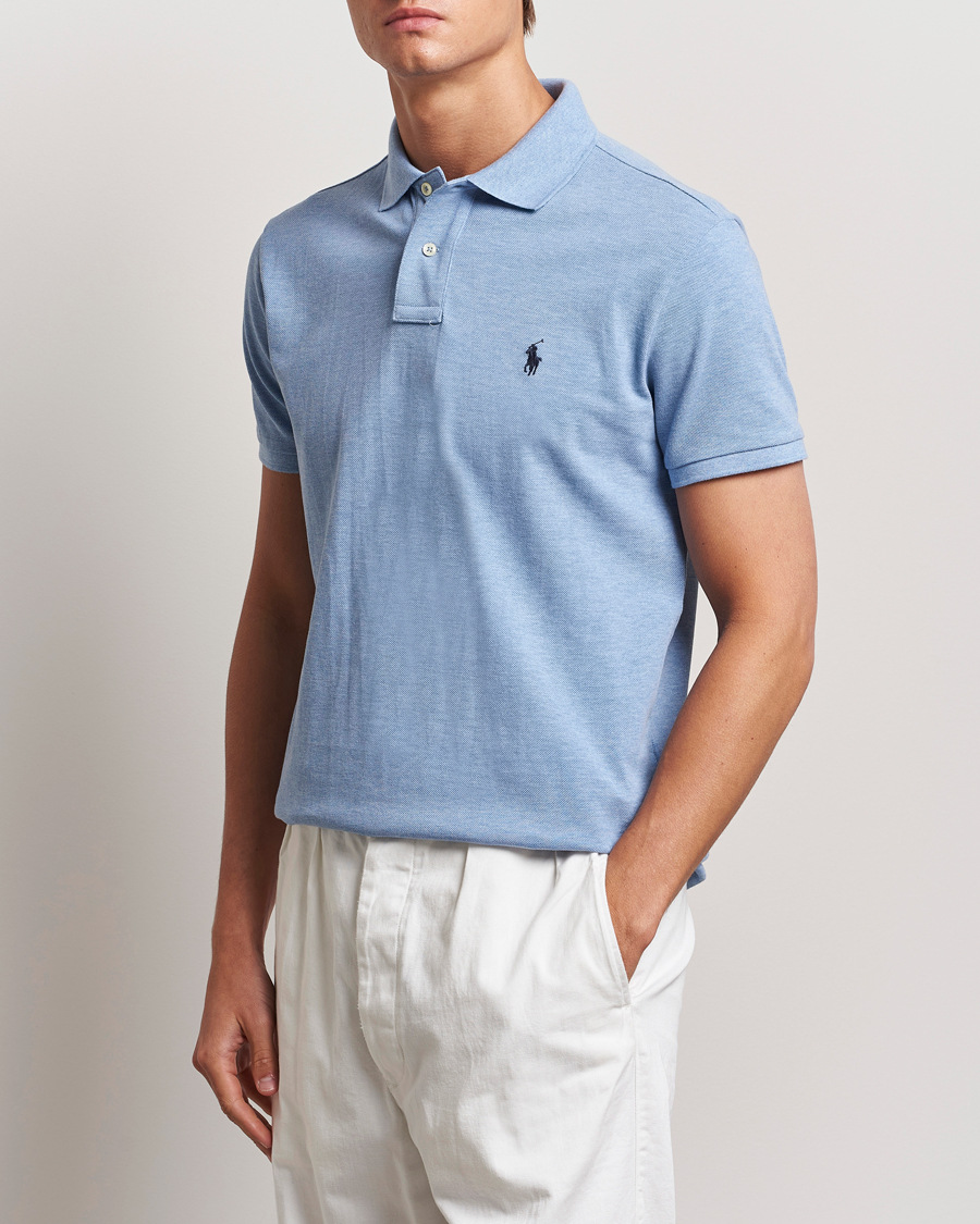 Custom Slim Fit Polo Isle Heather