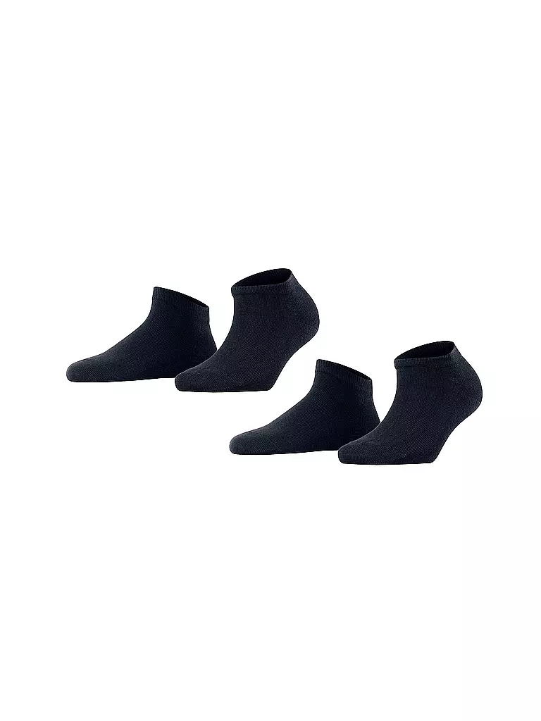 FALKE Sneakersocken Happy 2er Pkg dark navy blau