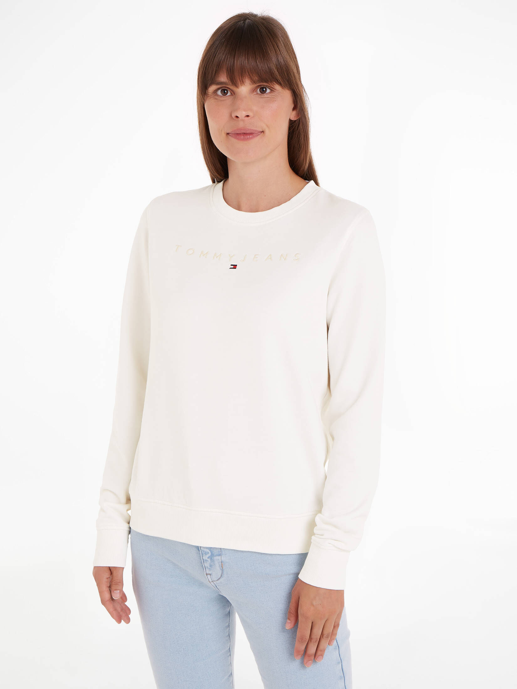 Tommy Jeans| Damen Sweatshirt TJW REG TONAL LINEAR CREW