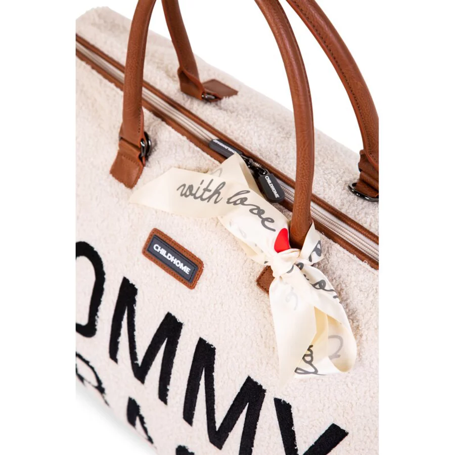 CHILDHOME Mommy Bag Teddy altweiß