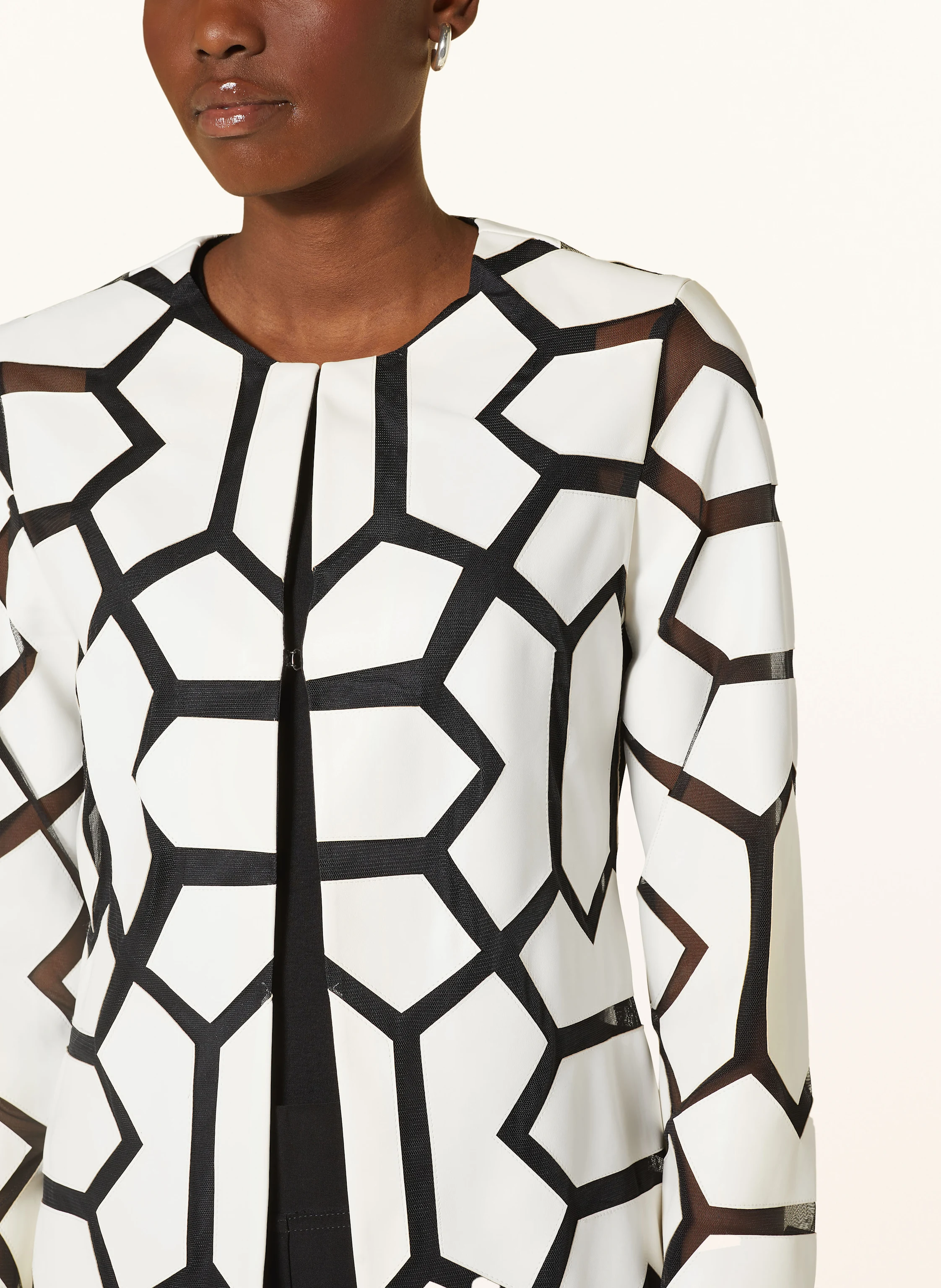 Joseph Ribkoff Jacke in Lederoptik