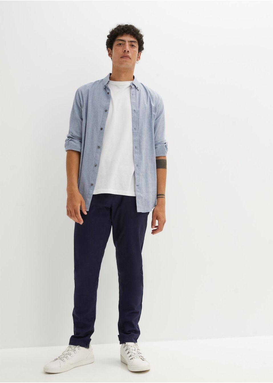 Pantalon chino Regular Fit, Tapered