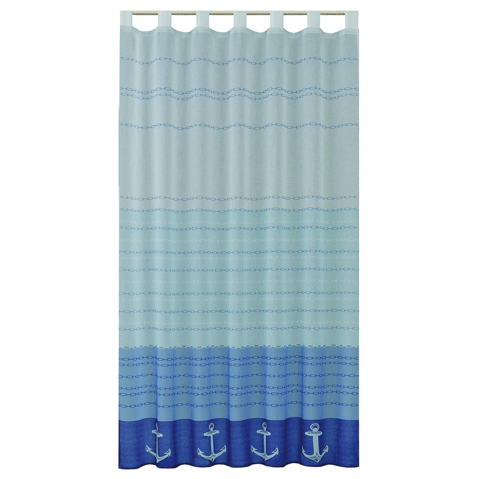 Schlaufenschal MARITIM - Anker - marineblau - 145x245 cm
