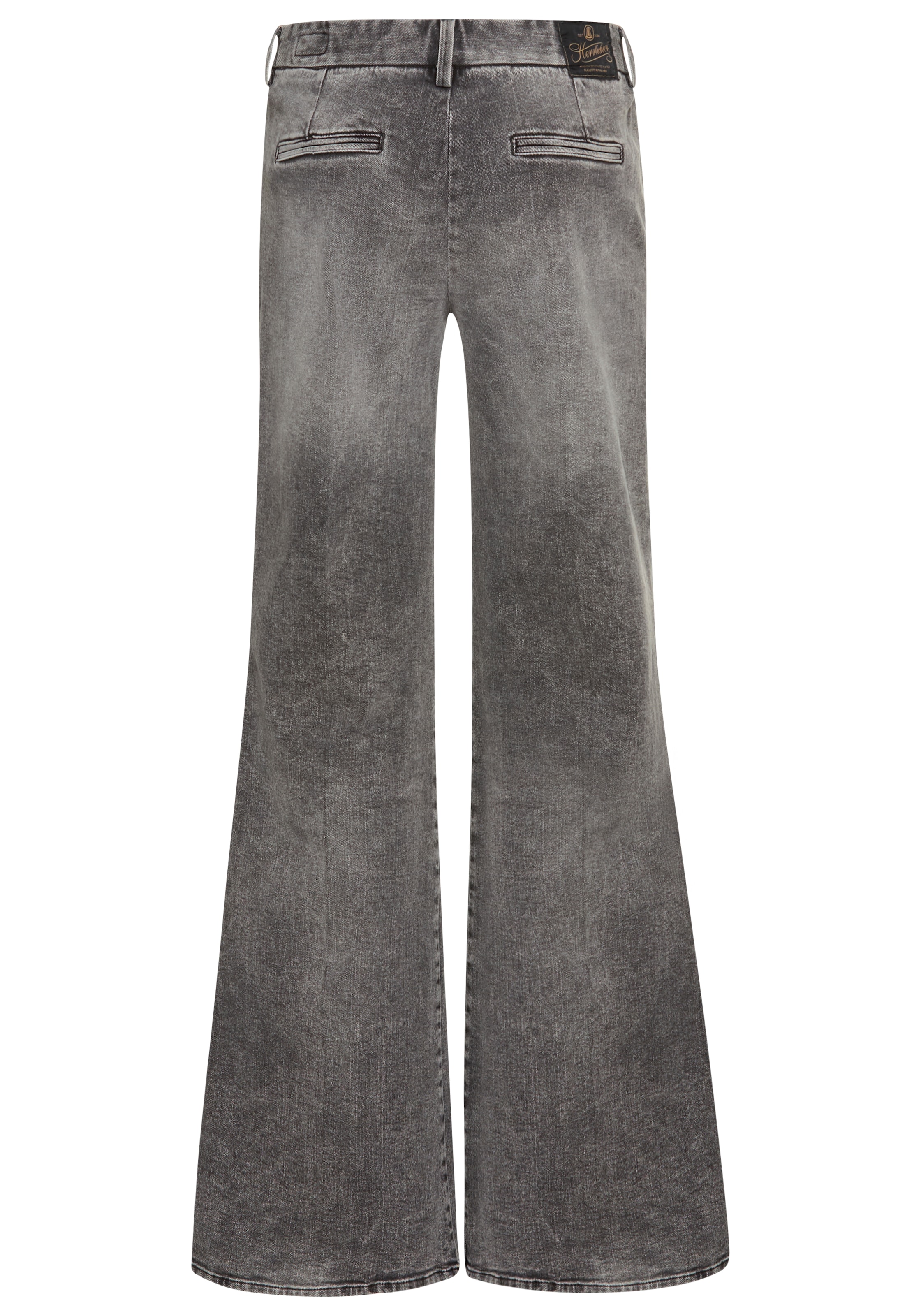 Herrlicher High-waist-Jeans »Lovely Flared Denim Black«, im Flared Fit