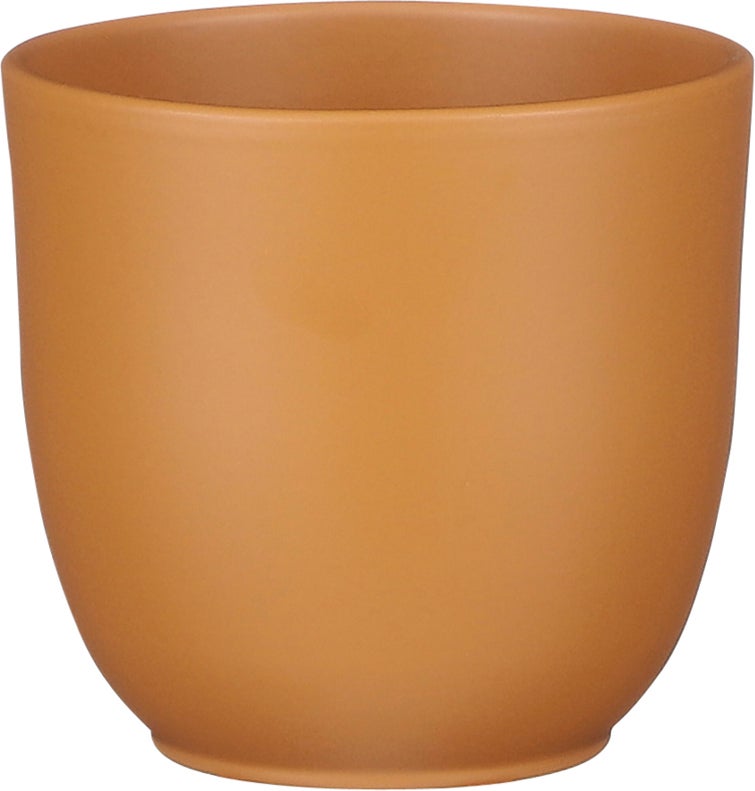 Mica Decorations bloempot Tusca bruin D 10 H 9 cm