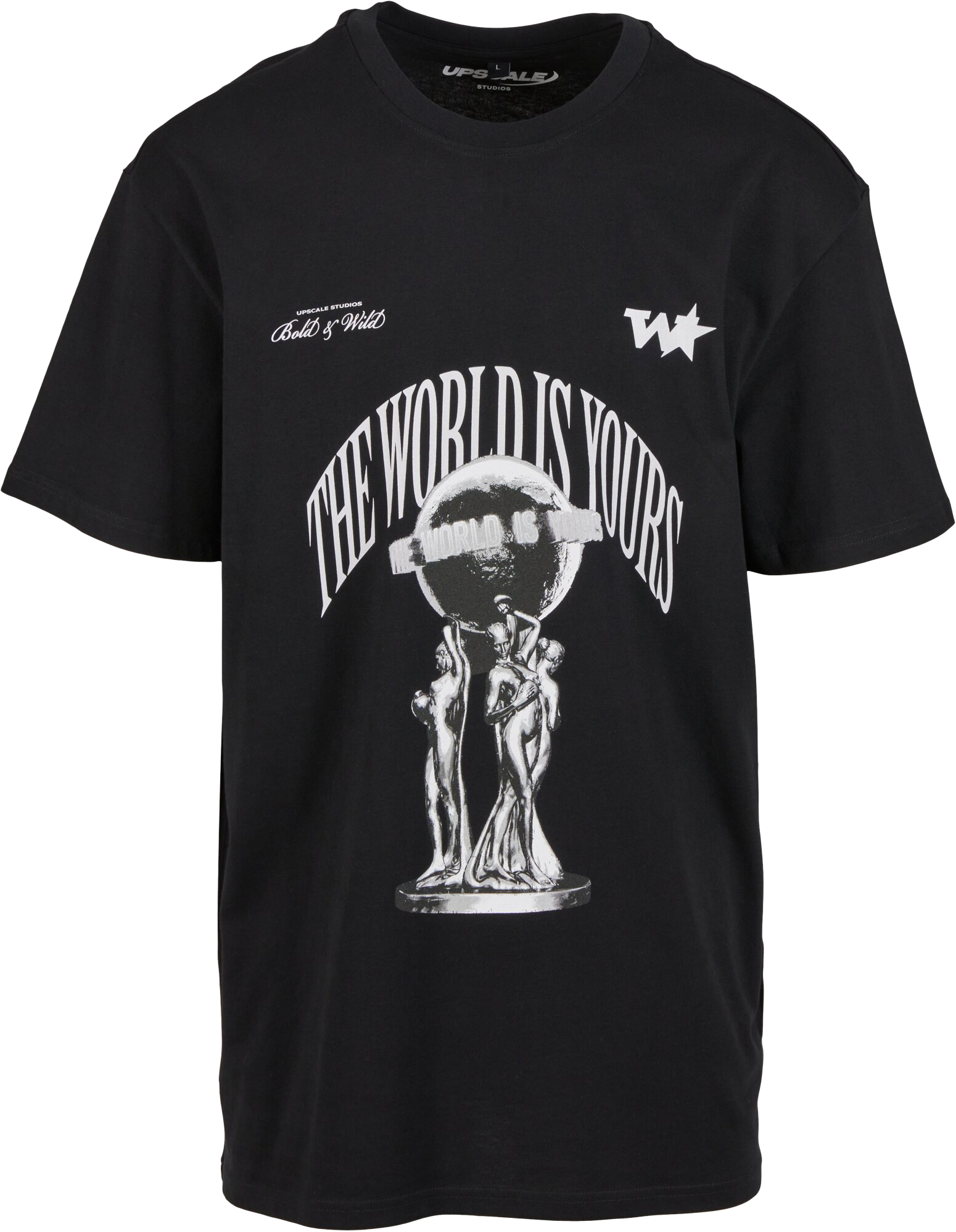 Mister Tee Your World O T-Shirt Schwarz