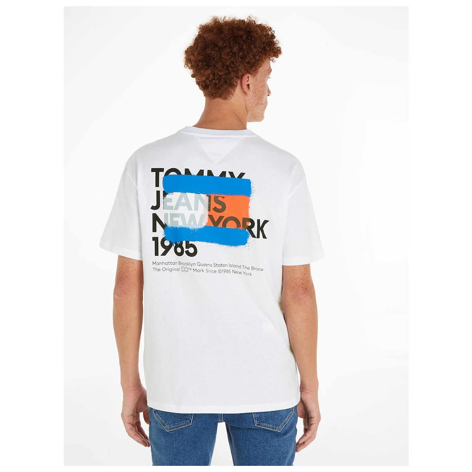 Tommy Jeans TJM TOMMY NY GRAFFITI FLAG TEE