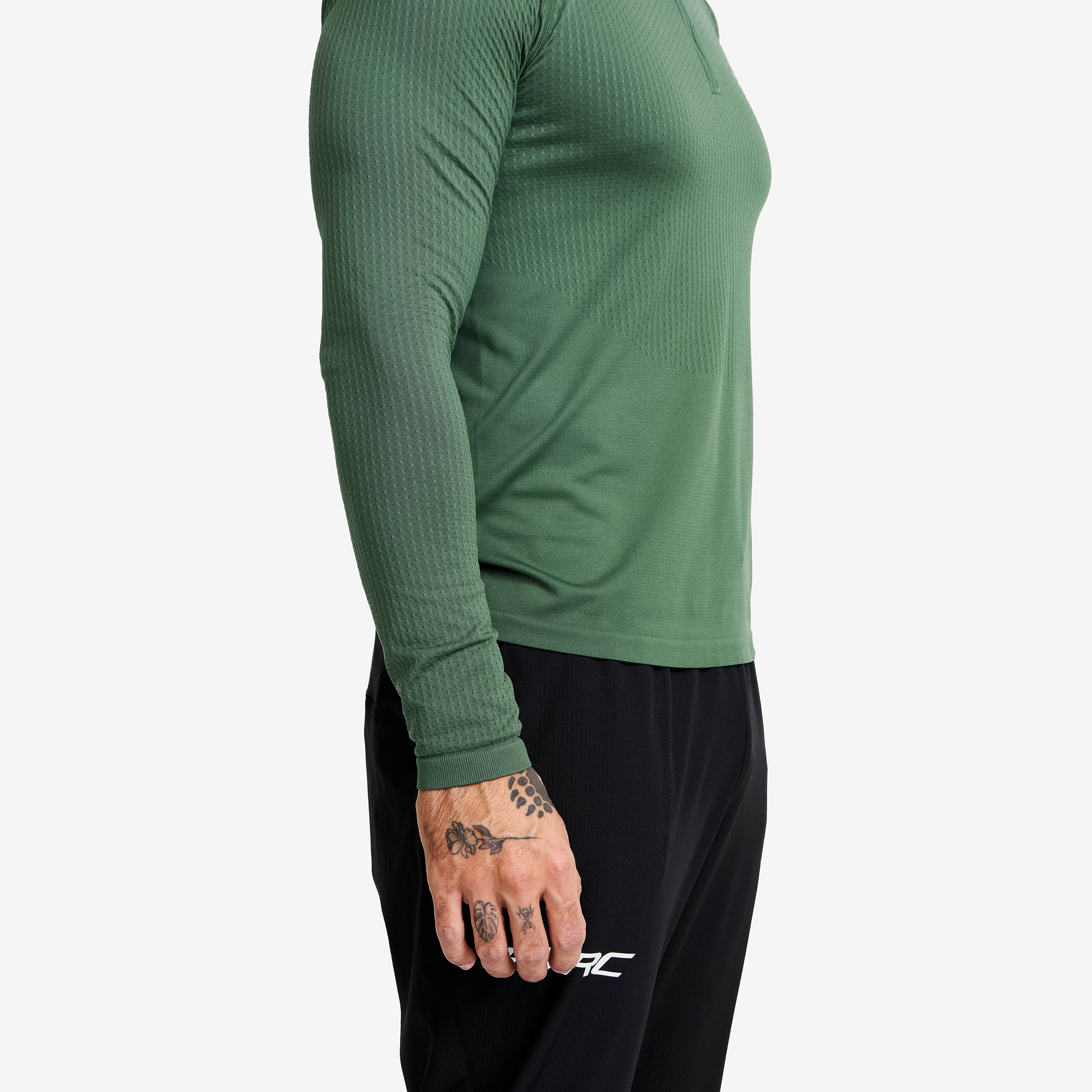 Focus Half-zip Seamless Top Herre Garden Topiary