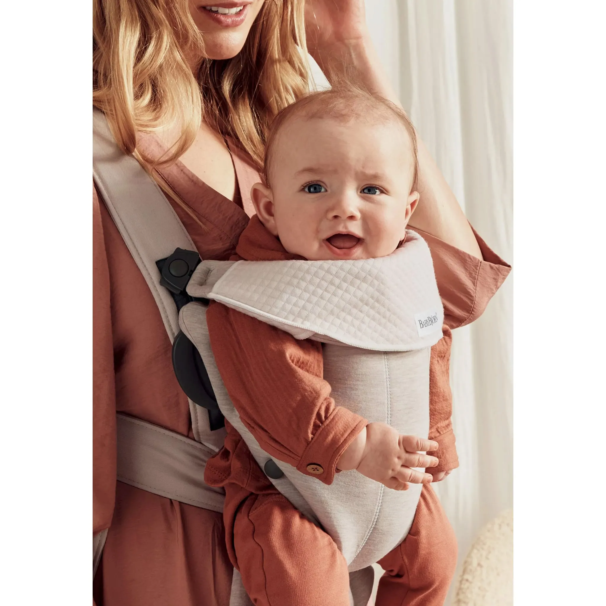 Babybjorn Porte-Bébé Mini 3D Jersey - Beige