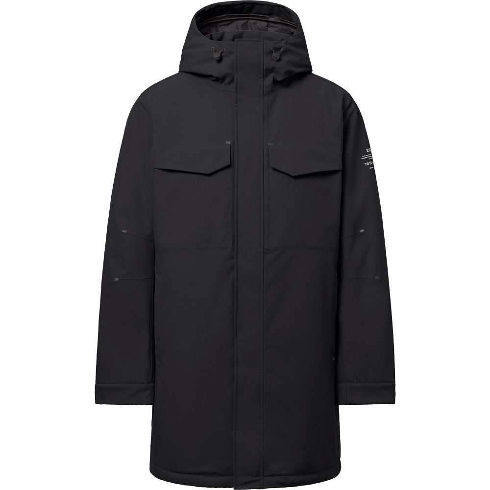 Ecoalf Rainer Mantel Herren schwarz
