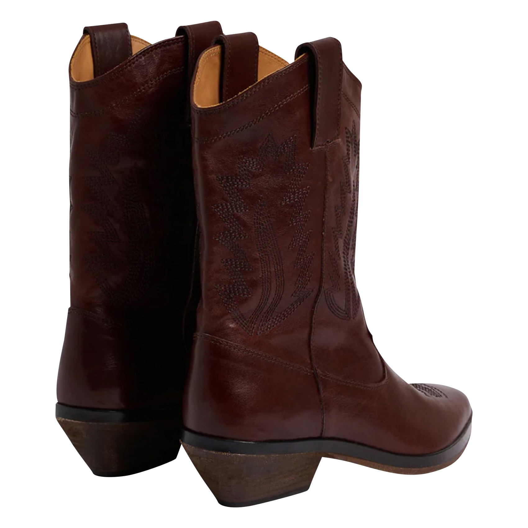 BILLY - Bottes en cuir | Marron