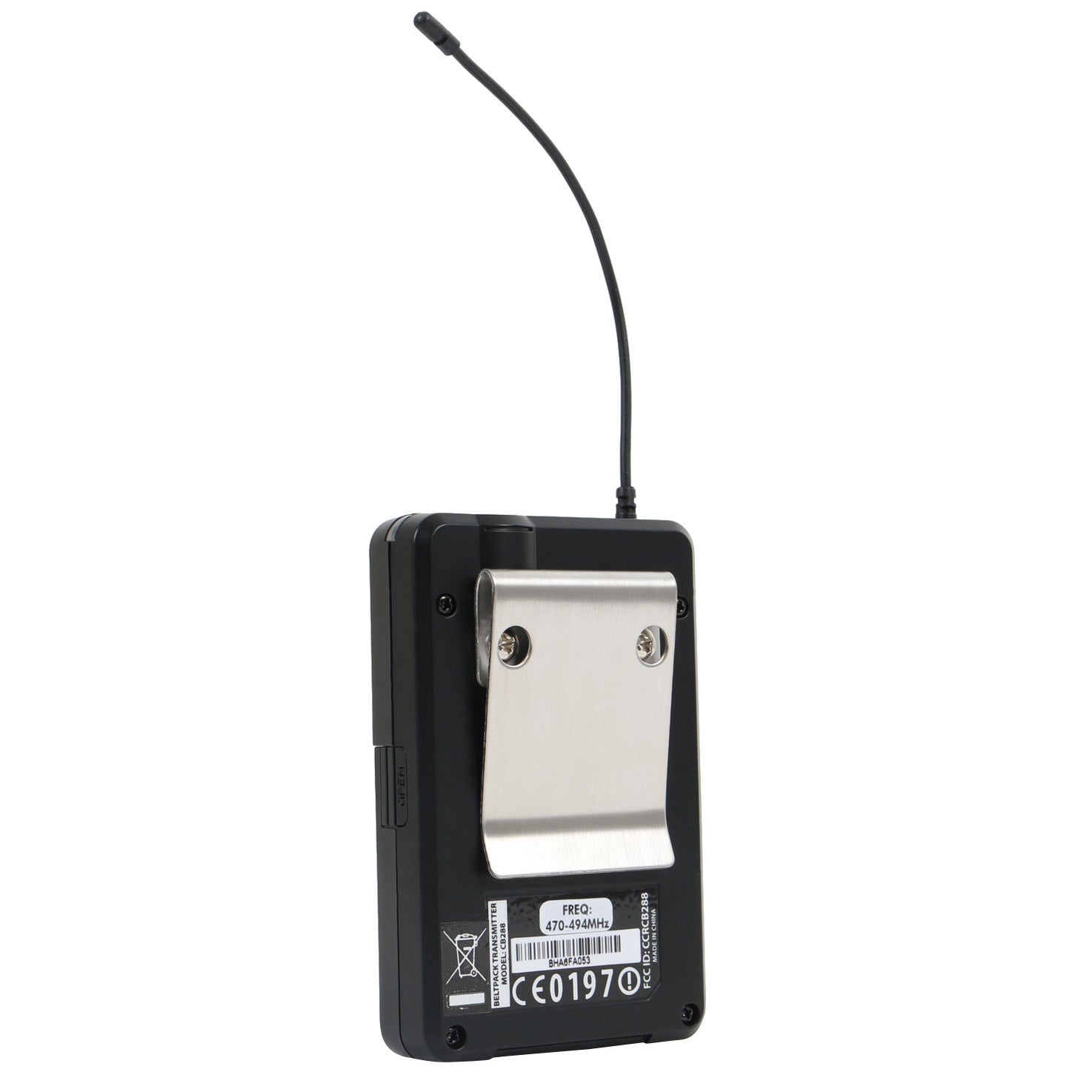 Samson CB288 beltpack zender A (band H: 470-494 Mhz)