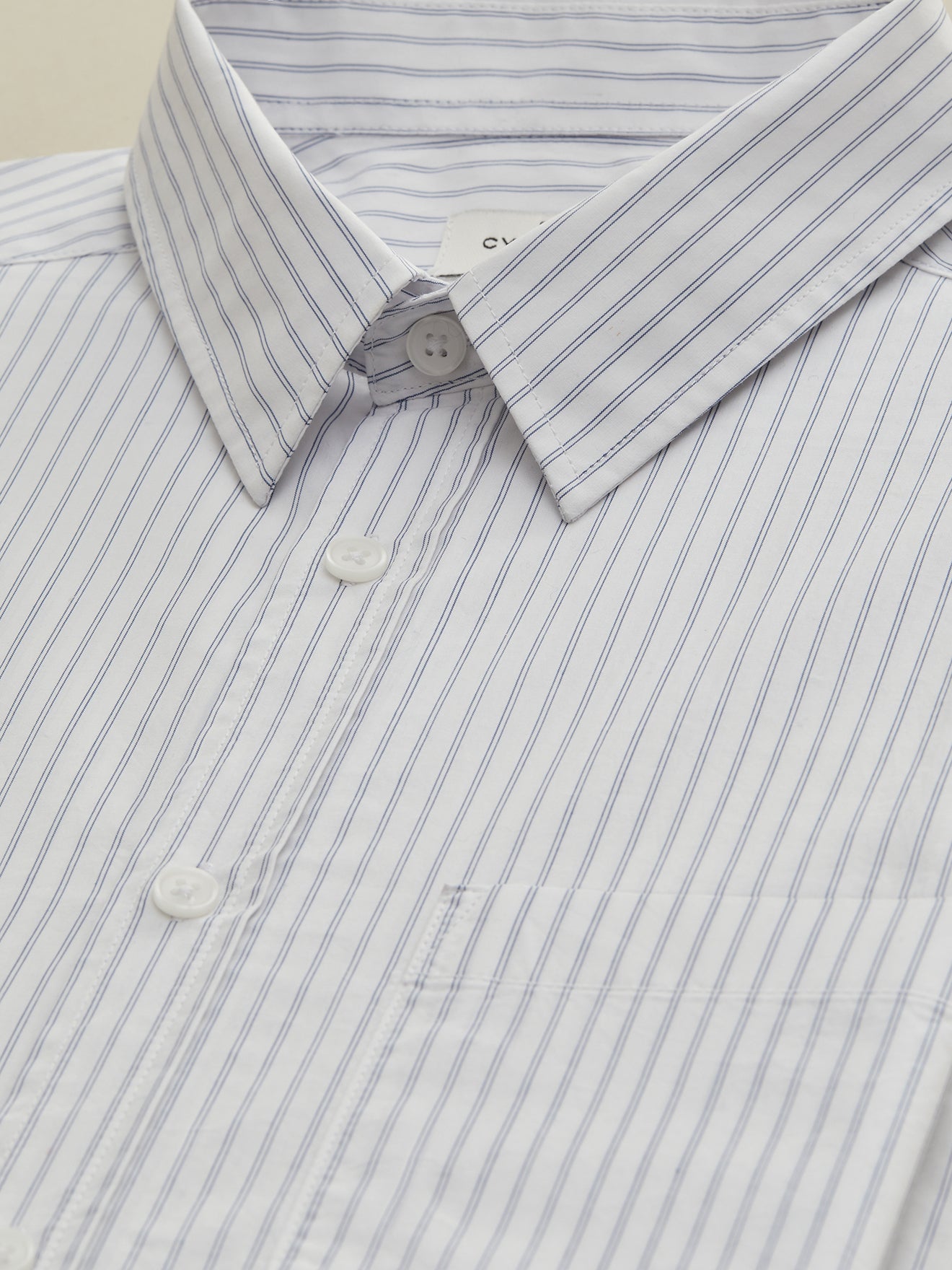 Chemise fines rayures regular fit homme