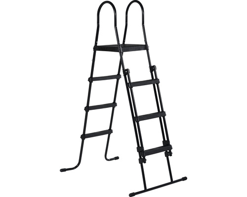 EXIT zwembadtrap voor framehoogtes van 108-122 cm - zwart