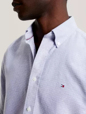 Camisa Oxford Dobby Regular