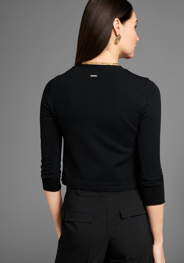 HECHTER PARIS Bolero , mit Rollkanten und Zierknopf