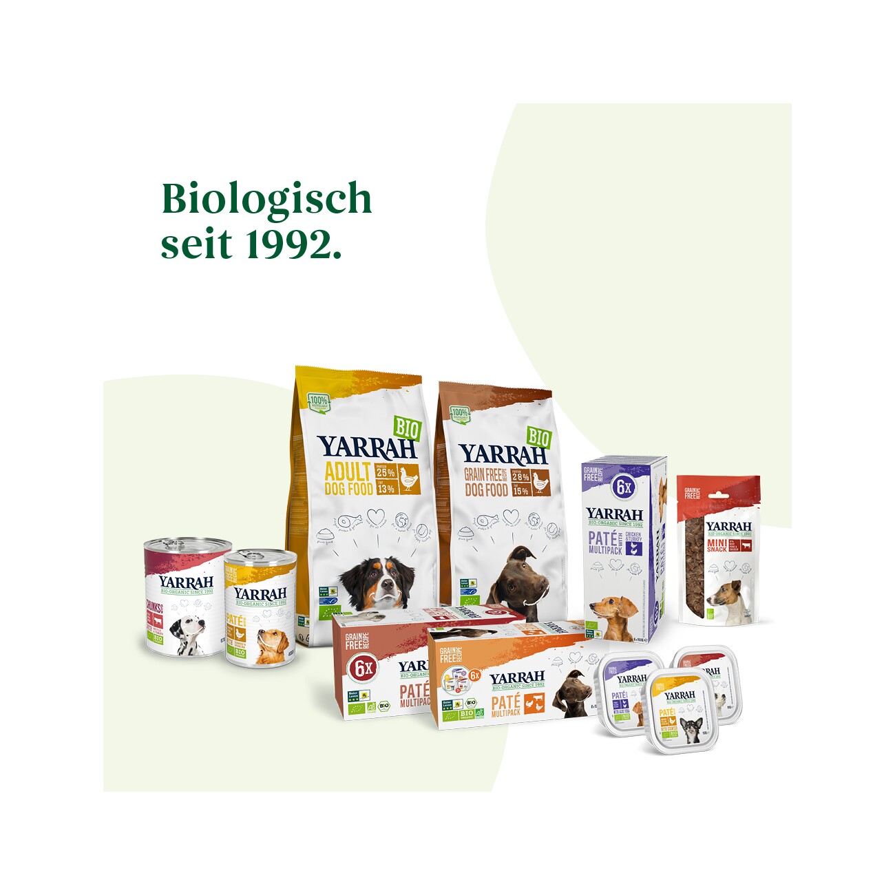 Yarrah Bio Nassfutter Adult Pastete 12x150 g Huhn mit Meeresalgen