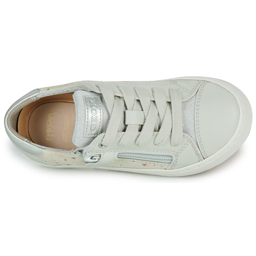 Geox - JR KILWI GIRL - Blanc / Argenté
