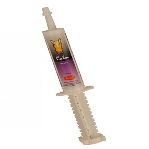 Husse Calm Paste, suplemento nutricional antiestresse para cavalos.