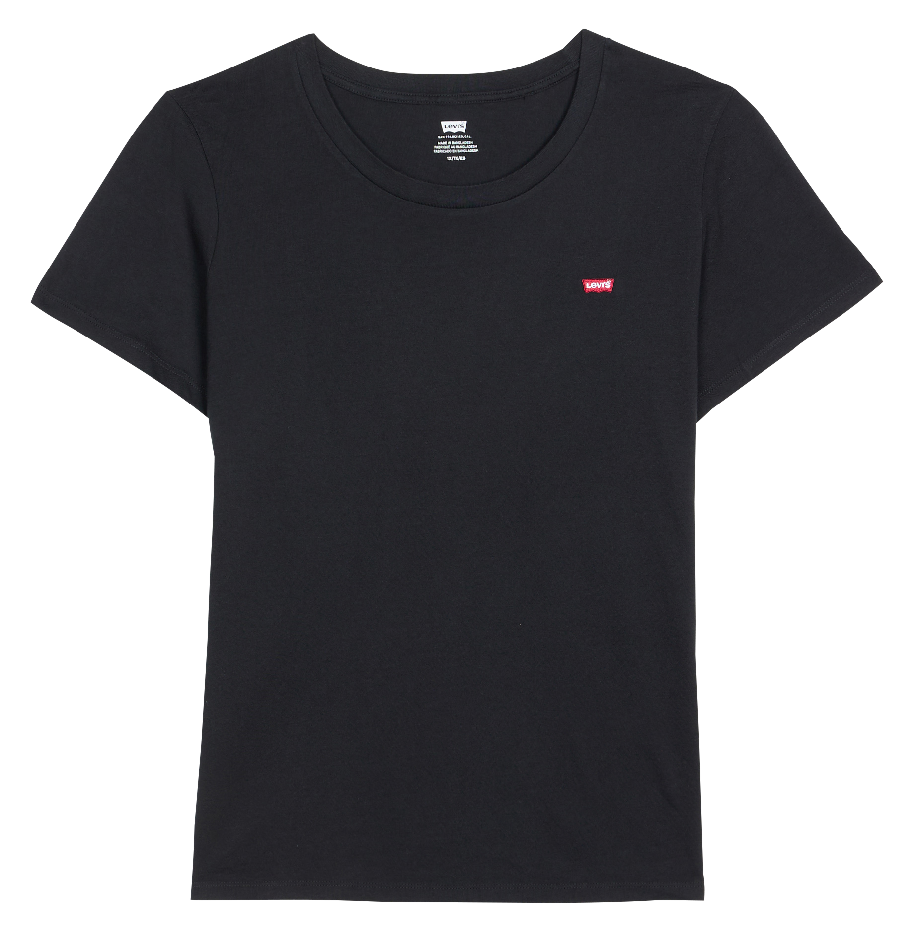 PL THE PERFECT TEE - Tee-shirt col rond en coton | Noir