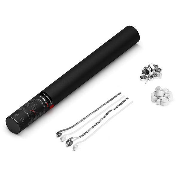Magic FX HS03WSM Handheld Streamer Cannon 50cm White+Silver