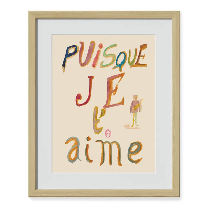 Les Jolies Planches Affiche Puisque je t'aime
