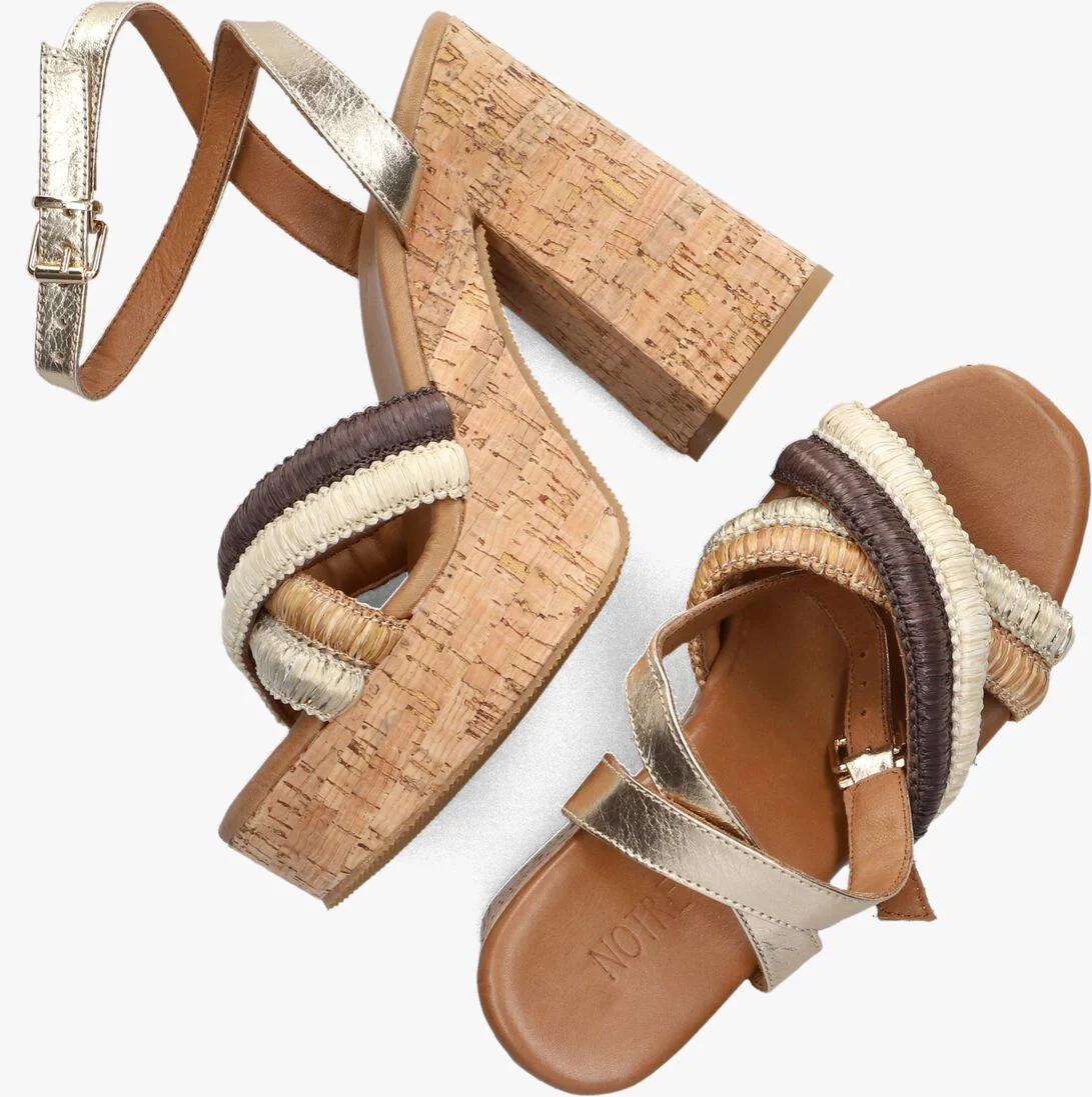NOTRE-V gouden notre-v sandalen 618012