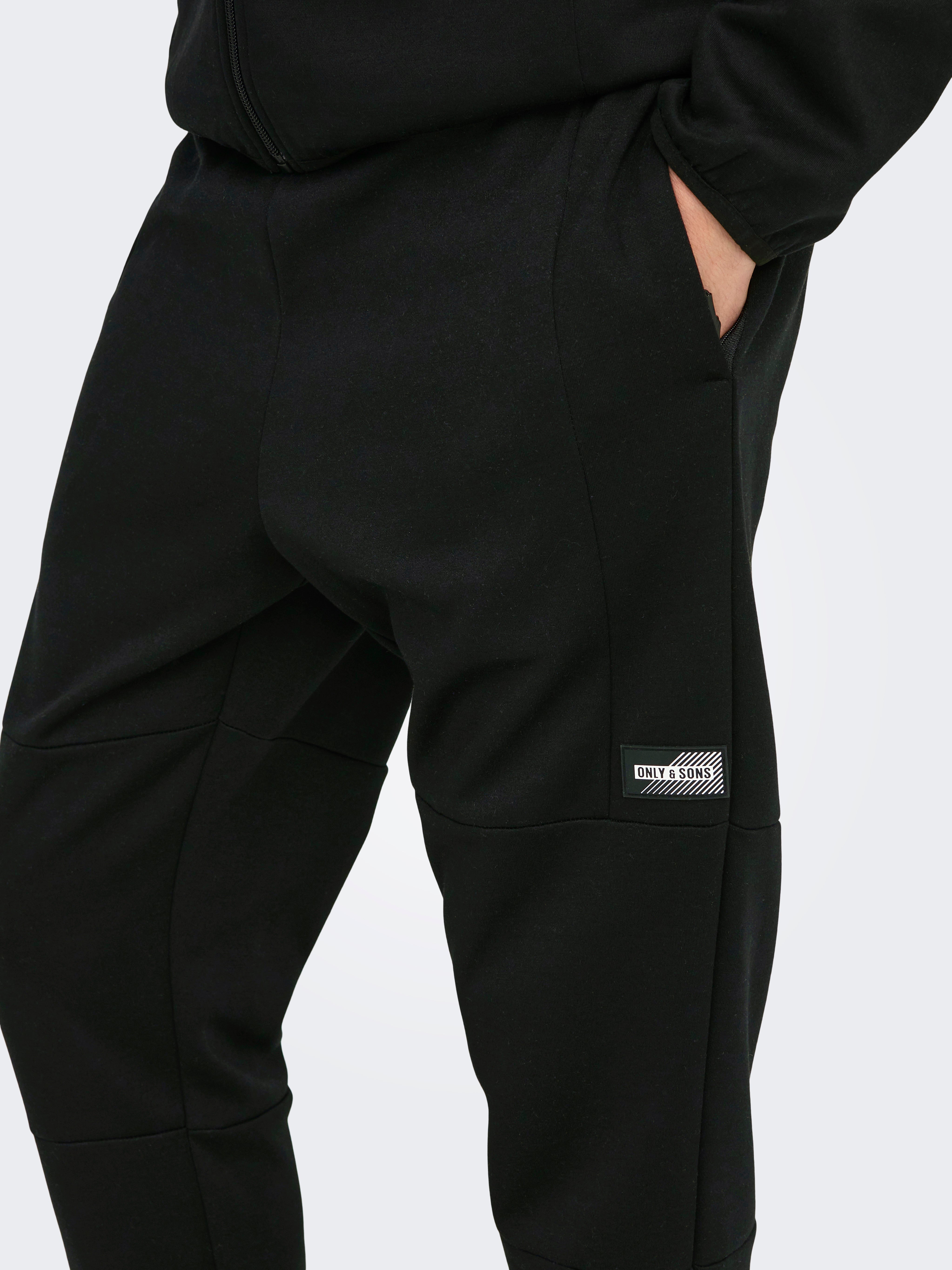 ONSLIAM Normal geschnitten Jogginghose Black