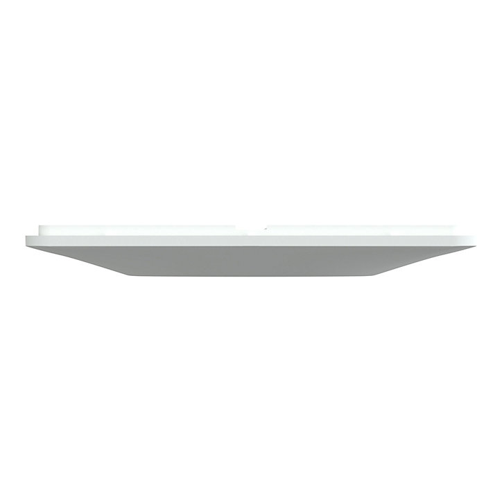 Plaque de finition triple verticale Schneider Electric Ovalis blanc
