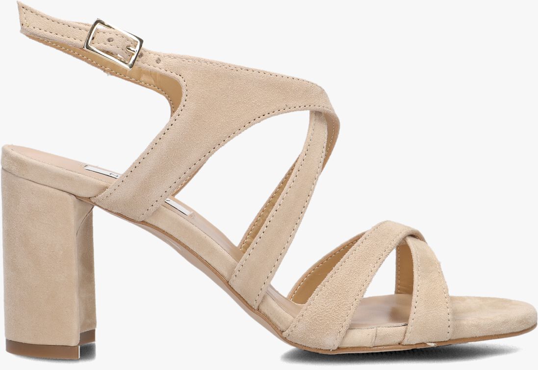 beige notre-v sandalen met hak 22552
