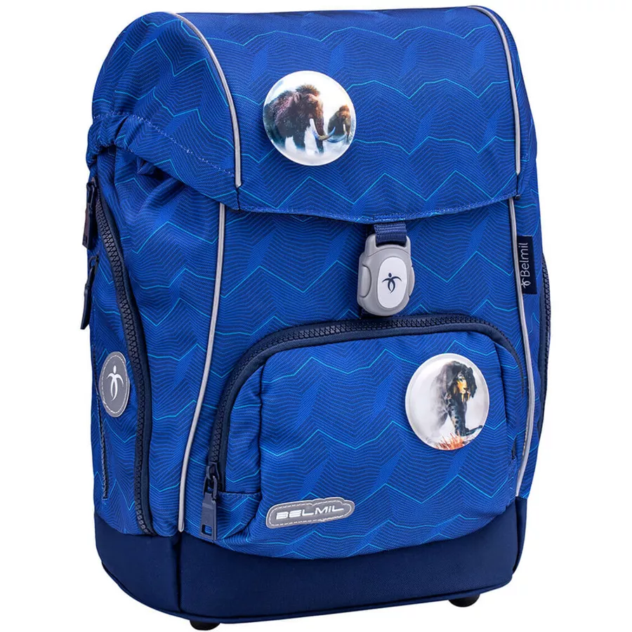 Belmil Schulranzen Premium Comfy Plus Set 5-teilig Estate Blue