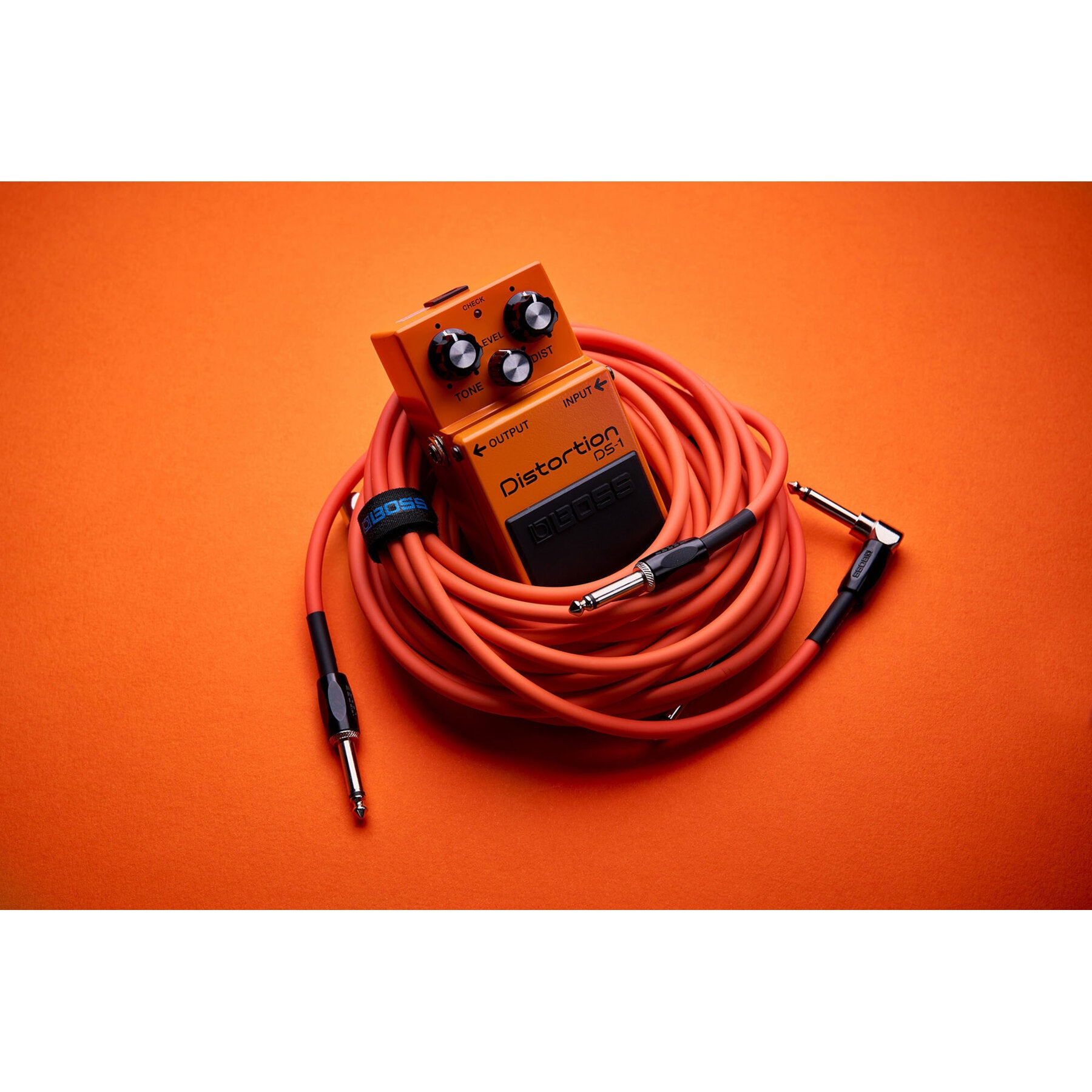 Boss BIC-10A Orange instrumentkabel 3m recht-haaks