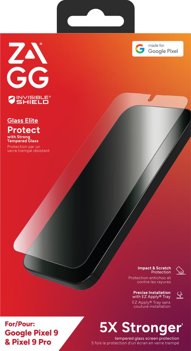 Zagg Glass Elite Google Pixel 9/9 Pro skærmbeskytter