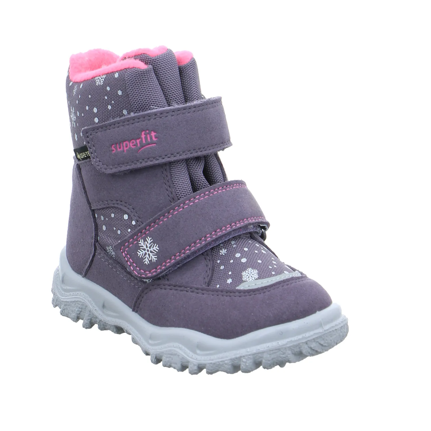 SUPERFIT Kleinkinder-Snowboot  Membran Flieder Textil  Baby-Winterstiefel Mädchen