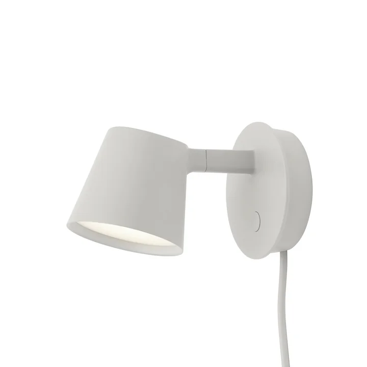 Muuto - Tip LED-Wandleuchte, grau