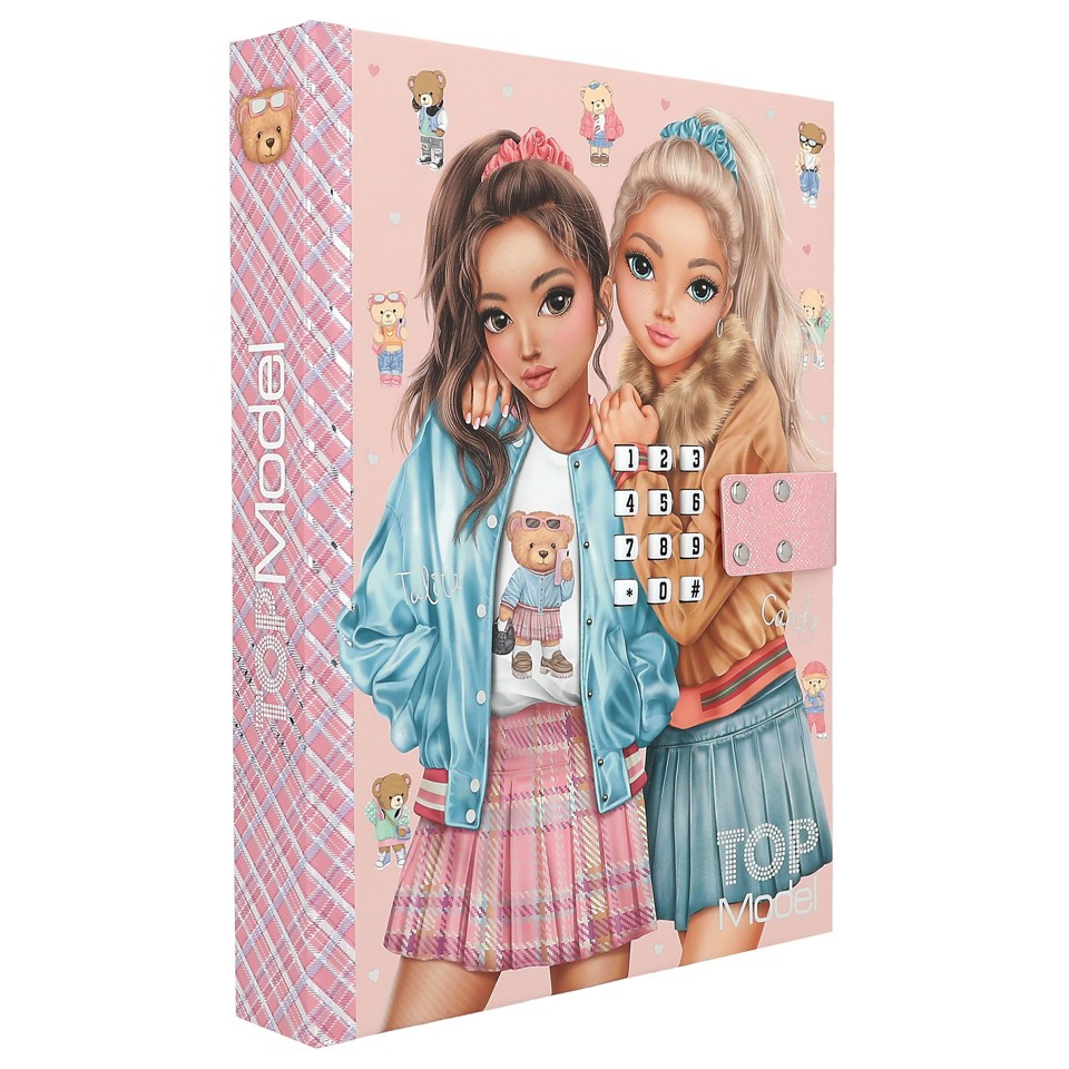 Topmodel - TOPModel Dagbog m/kode og musik TEAM TEDDY - (413229)
