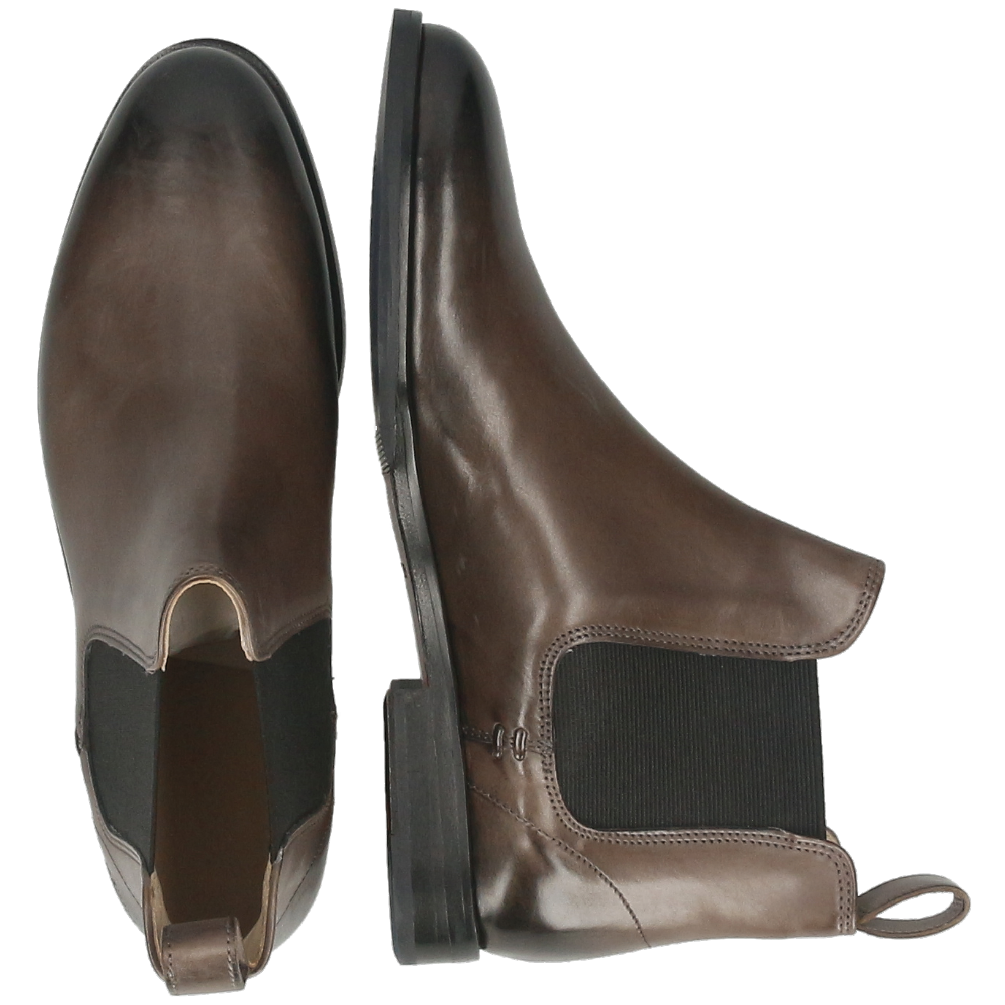 SUSAN 10 - Bottines à talon plat | Gris